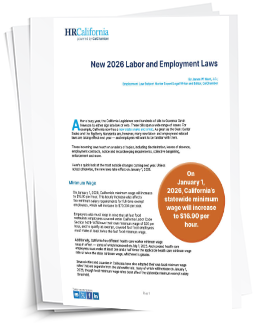 New 2026 Employment Laws