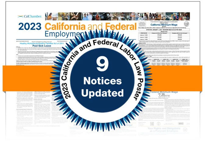 2023 California and Federal Labor Law Poster